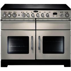 Rangemaster Excel 110 Electric - 81020 Range Cooker in Ivory with Chrome Trim